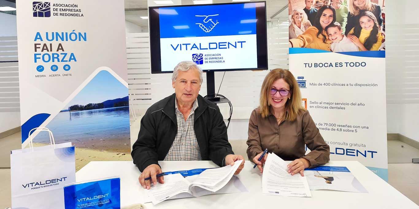 A ASOCIACIÓN DE EMPRESAS DE REDONDELA REFORZA OS BENEFICIOS PARA O TECIDO EMPRESARIAL CUN NOVO CONVENIO CON VITALDENT