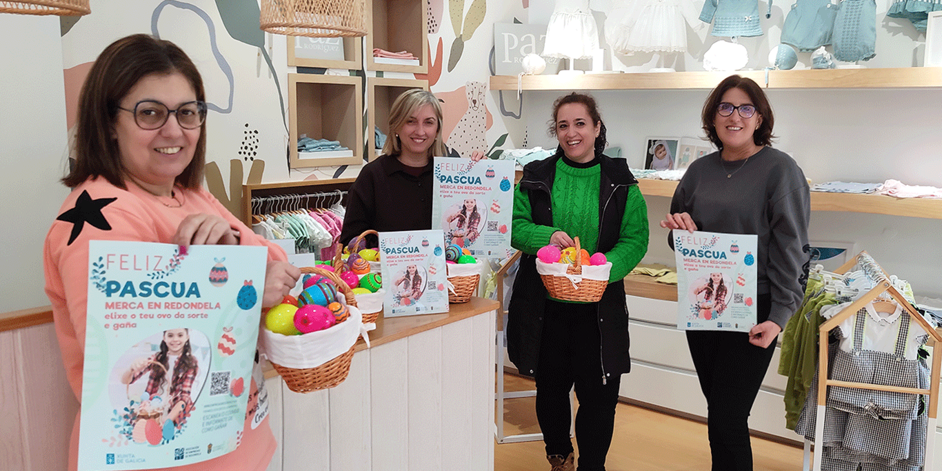 O COMERCIO PRESENTA UNHA CAMPAÑA DE PASCUA CHEA DE  AGASALLOS E IDEAS PARA REGALAR.