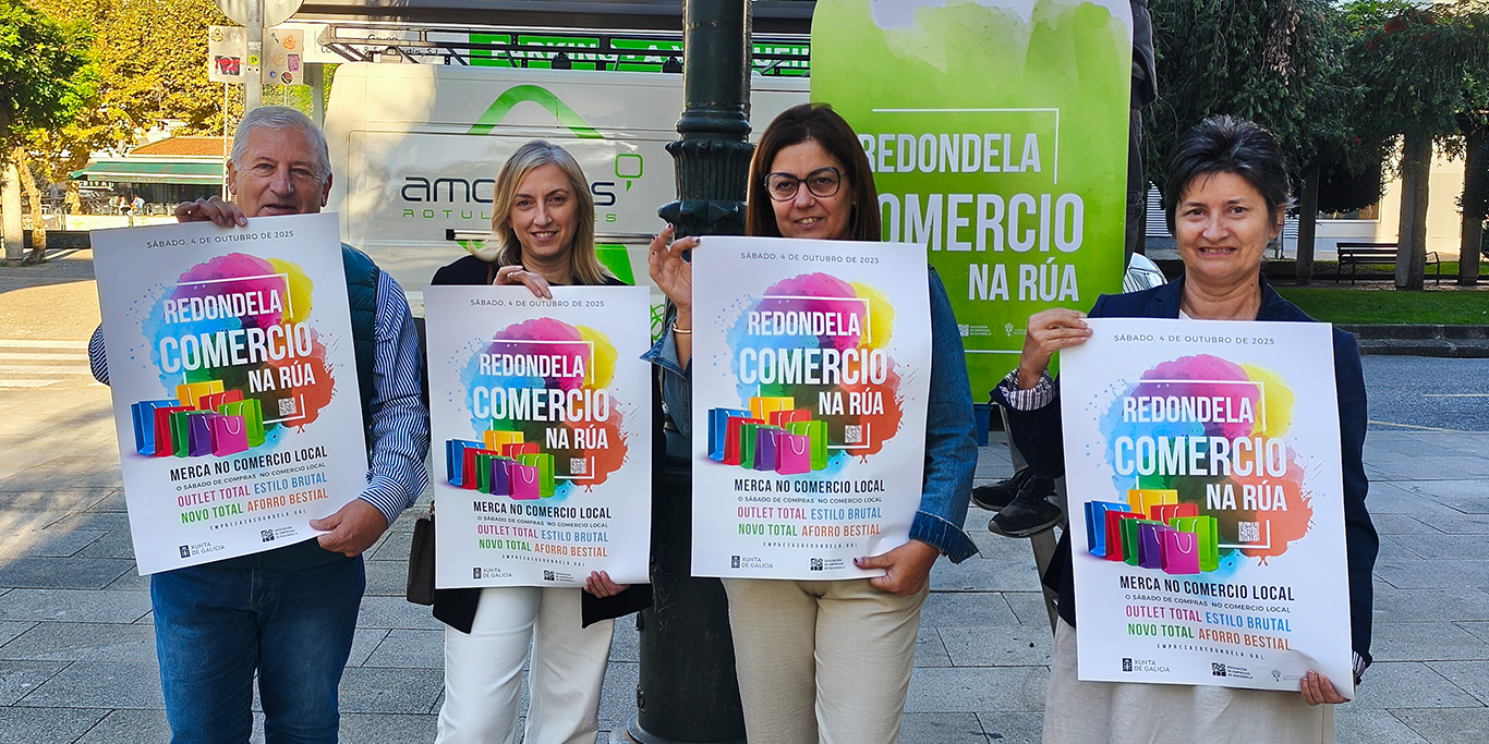 A ASOCIACIÓN DE EMPRESAS DE REDONDELA APOSTA FORTE POLO COMERCIO: NACE EN REDONDELA UN NOVO CONCEPTO DE FEIRA URBANA.