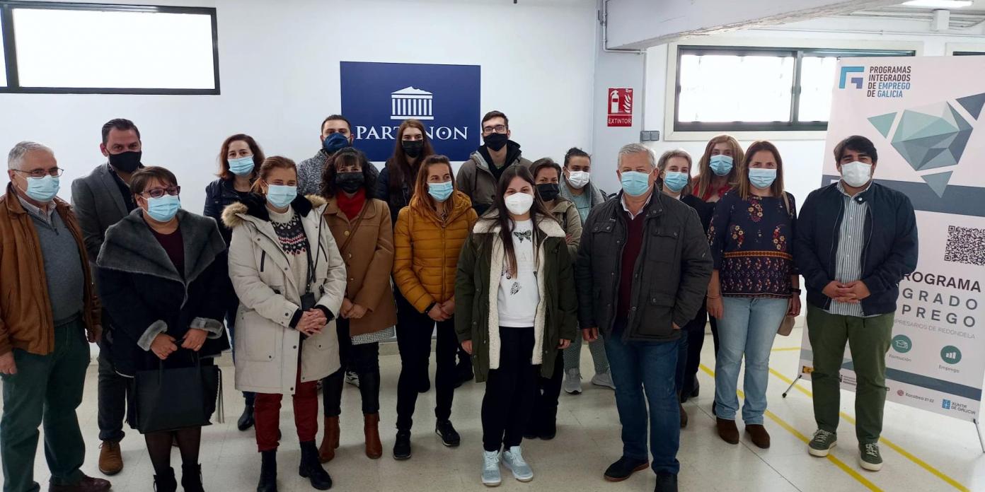 A ASOCIACIÓN DE EMPRESARIOS DE REDONDELA FINALIZA HOXE 8 DE NOVEMBRO DE 2021 O PROGRAMA INTEGRADO DE EMPREGO 2020/21