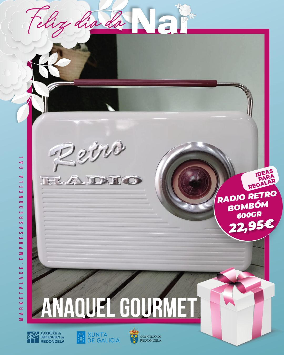RADIO RETRO BOMBÓN 600GR