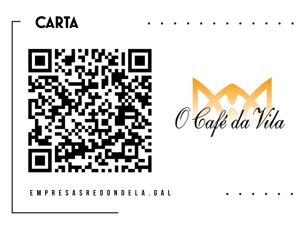 Carta O café da Vila