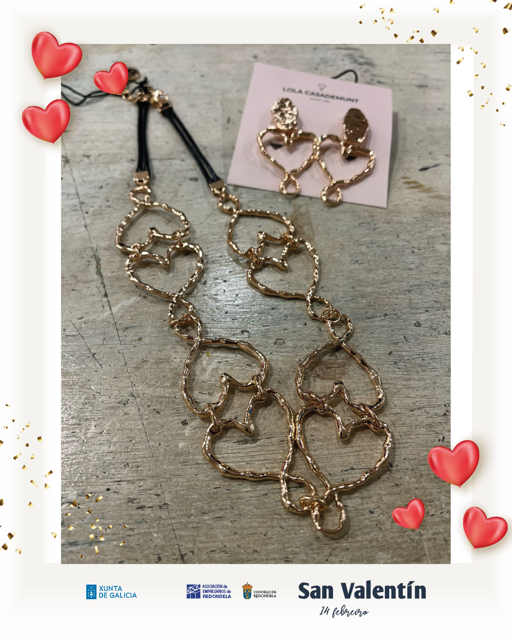 Colgante y pendientes Lola Casademunt