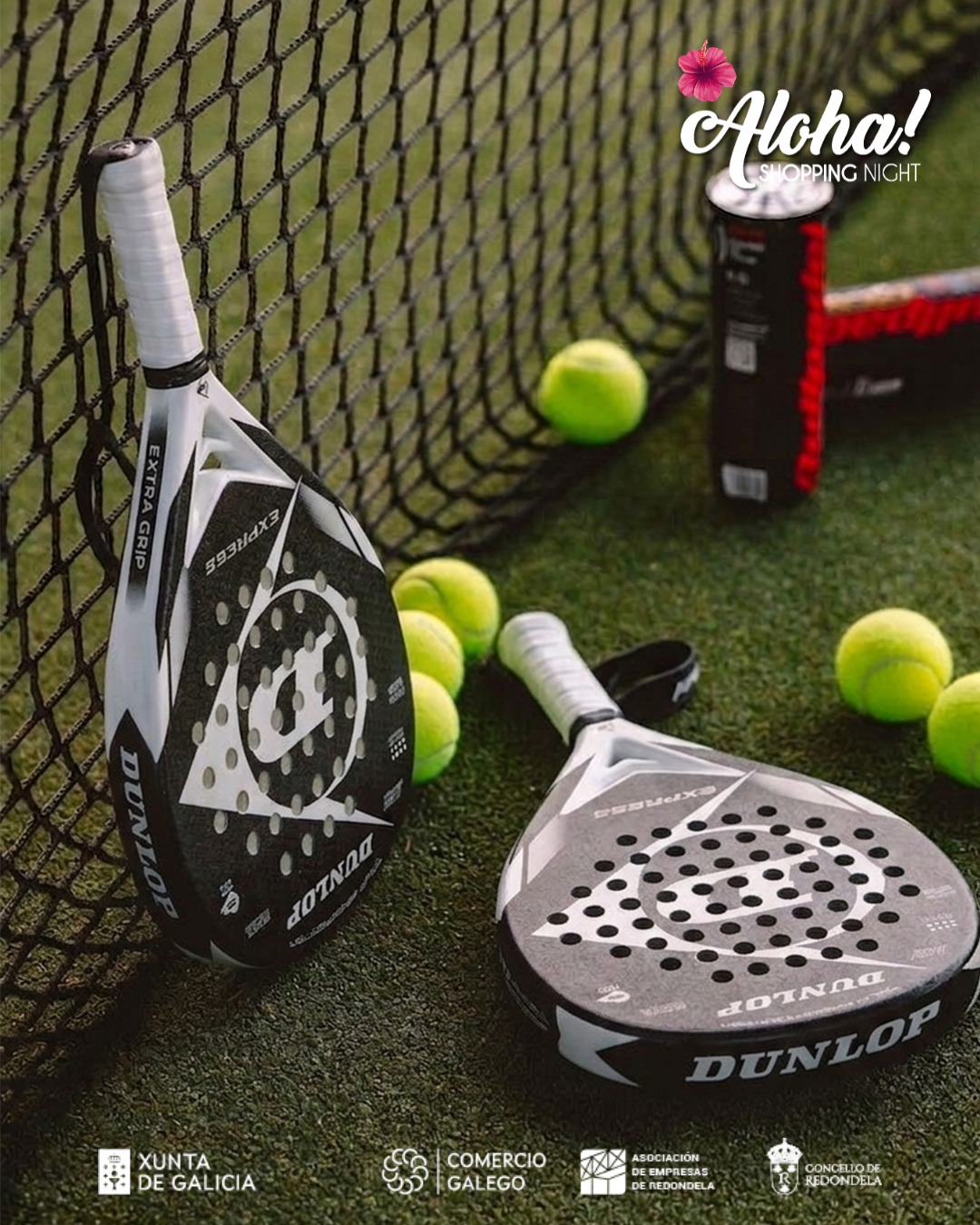 PALA PÁDEL DUNLOP EXPRESS BLACK/WHITE