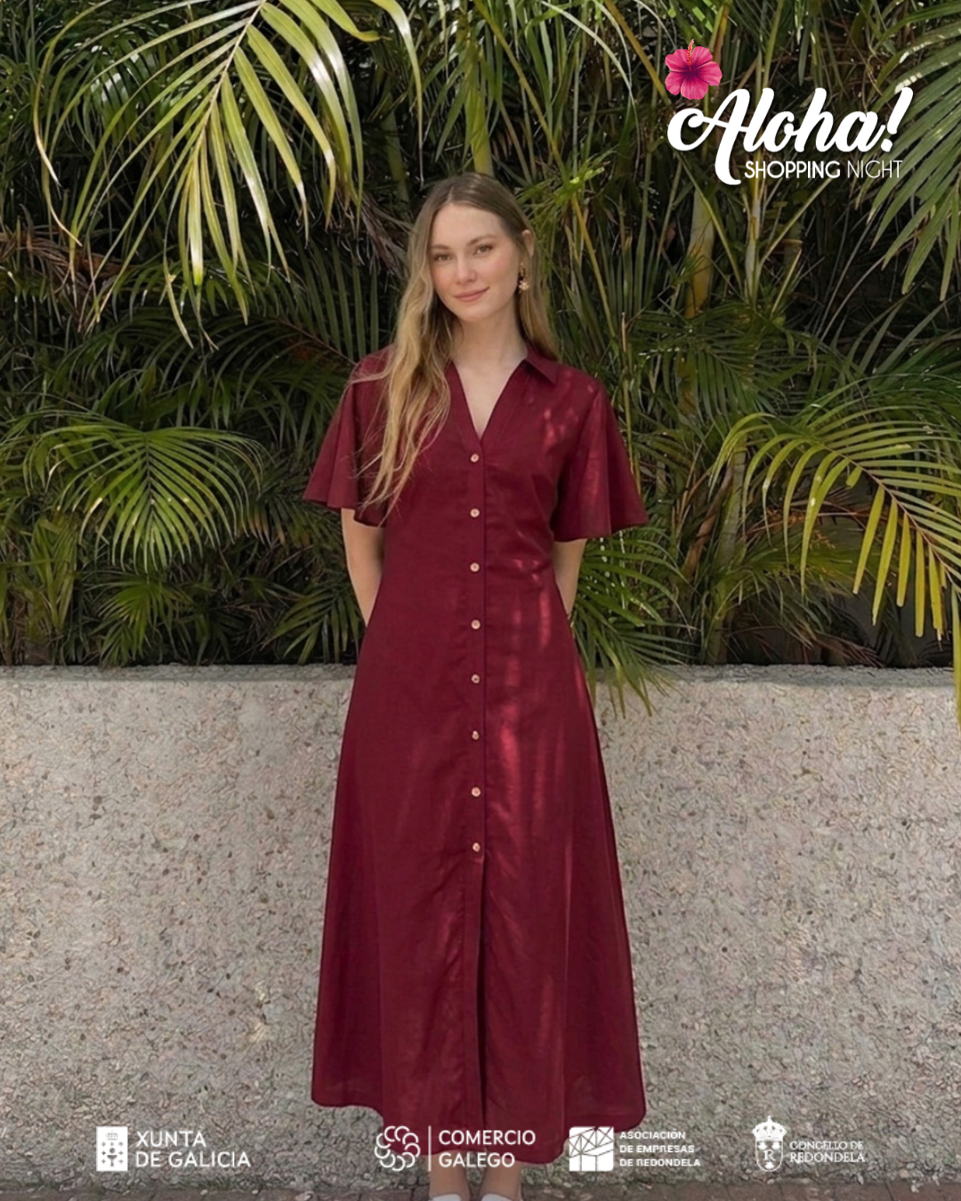 VESTIDO BURDEOS